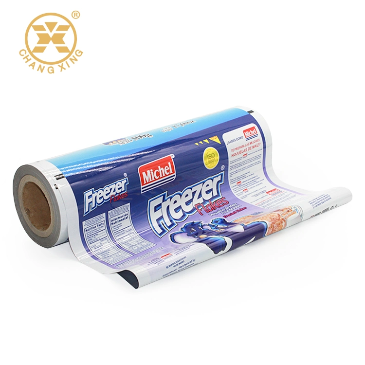 Customized Auto Plastic Packaging Film Potato Chips Packaging Roll Film