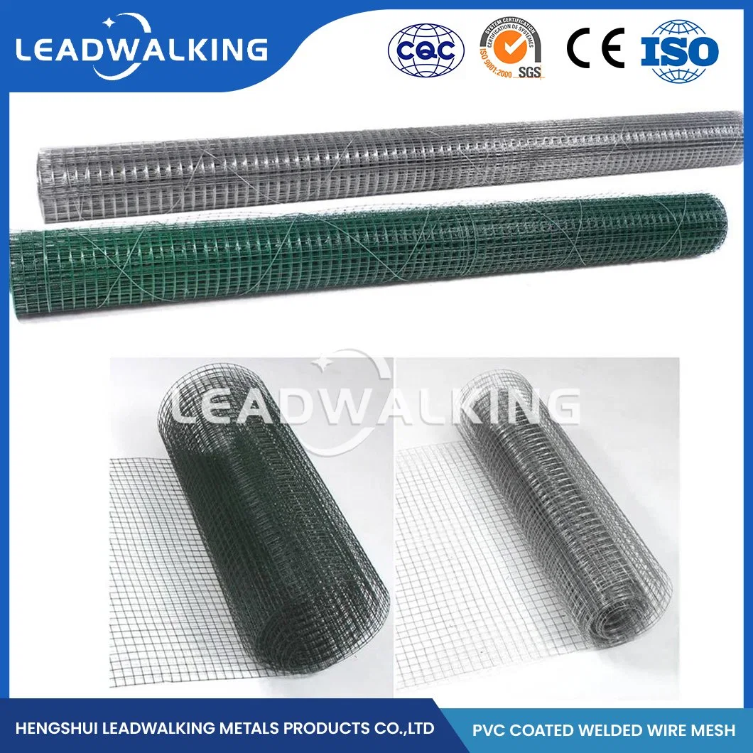 Aço Leadwalking Capachos/Galvanized rede electrossoldada por grosso de fábrica Fio galvanizado soldados de malha China 10.0x10.0 mm Electric PVC galvanizado revestido de redes soldadas