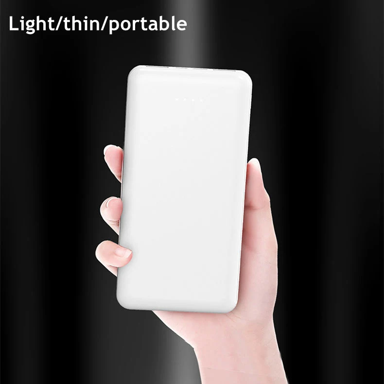 Factory Wholesale 10000 mAh New Powerbank Portable Mobile Phones External Emergency Power Supply