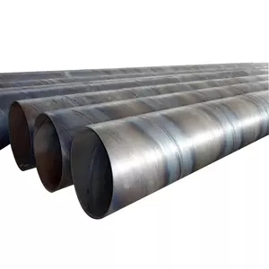 Factory API 5L X42 X46 X52 X56 X60 Large Diameter Carbon Welded SSAW Spiral Steel Pipe