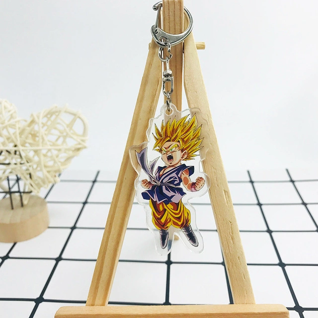 Anime Dragon Ball pendentif en acrylique de périphérique des trousseaux de Dragon Ball trousseau