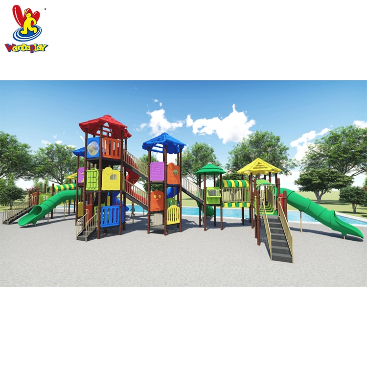 GS TUV Standard de brinquedos de plástico Piscina Crianças Piscina Parque de Diversões Piscina Crianças Playsets Water Park Deslize Jogos equipamentos de playground