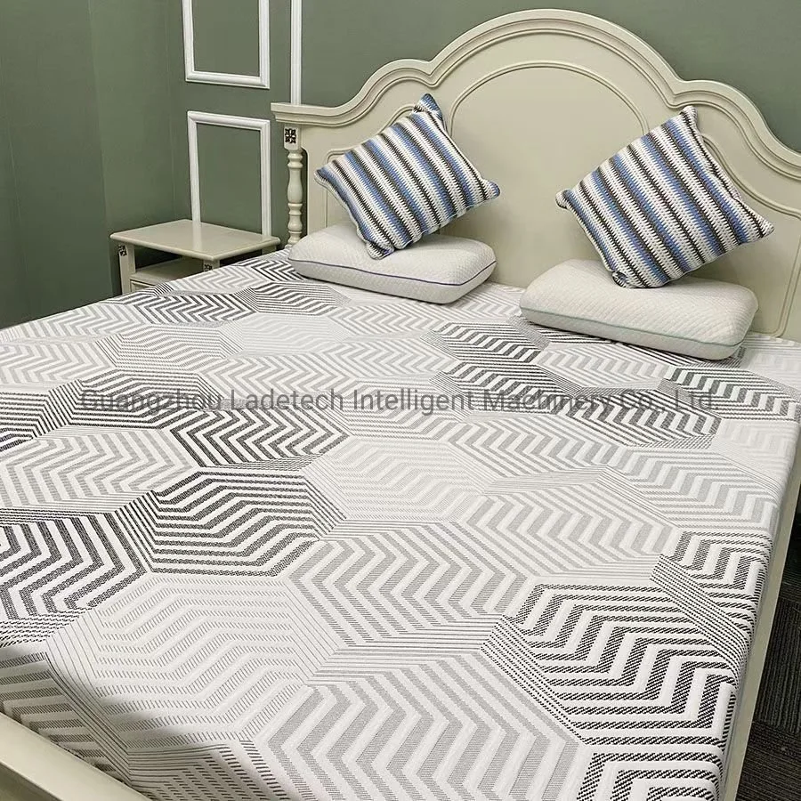 LDT-ZJB 300-450 Gramm Hochdichte Matratze 100% Polyester Ticking Strickt Jacquard-Gewebe