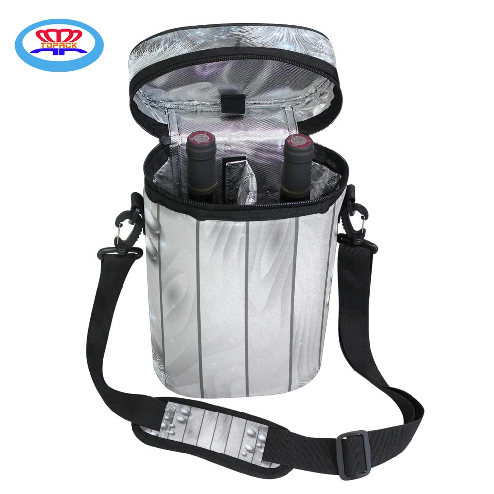 Portable Wine Cooler Bag with Shoulder Strap