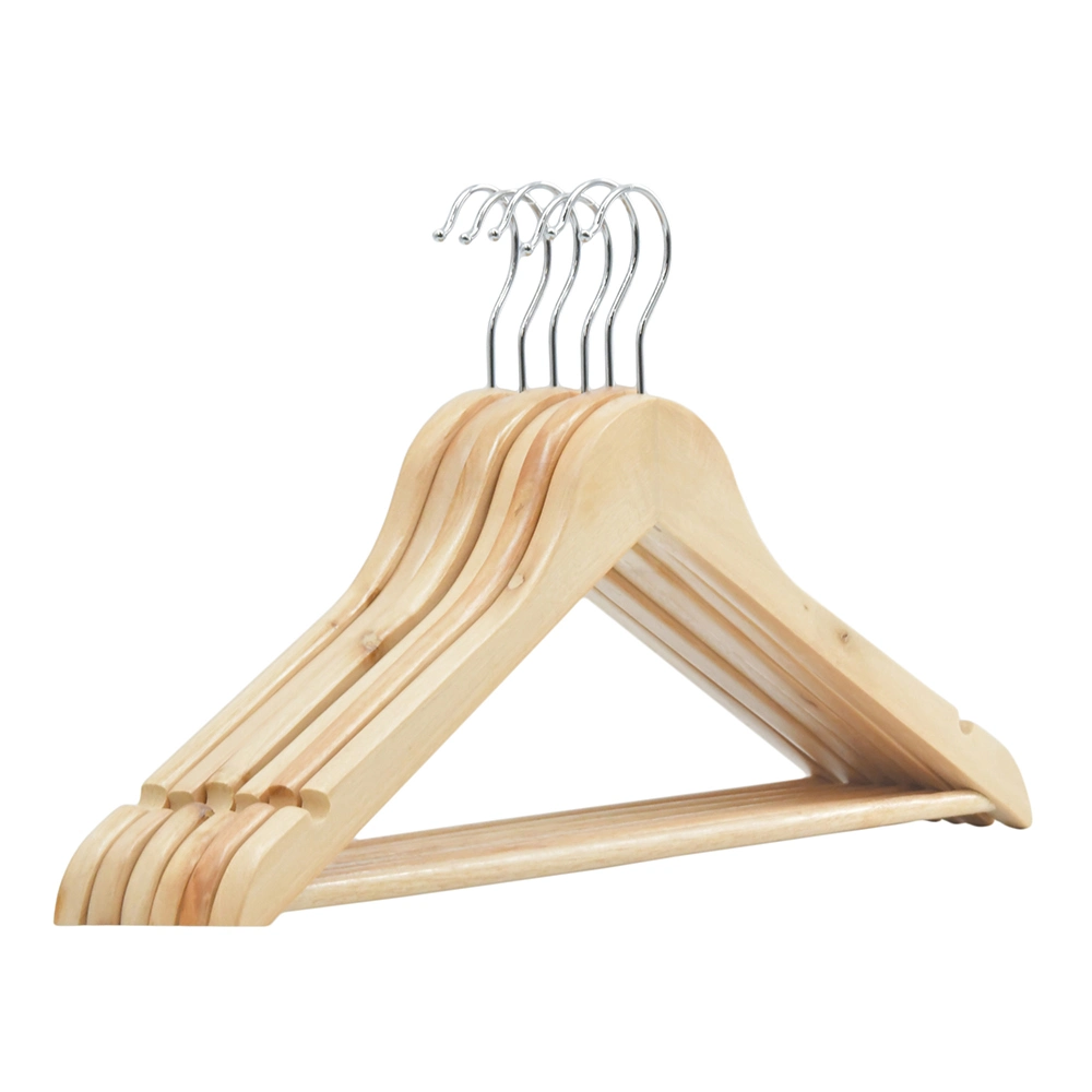 B Grade Wardrobe Hanger High quality/High cost performance  Wholesale/Supplier Cheap Wooden Clothes Hangers Wholesale/Supplier