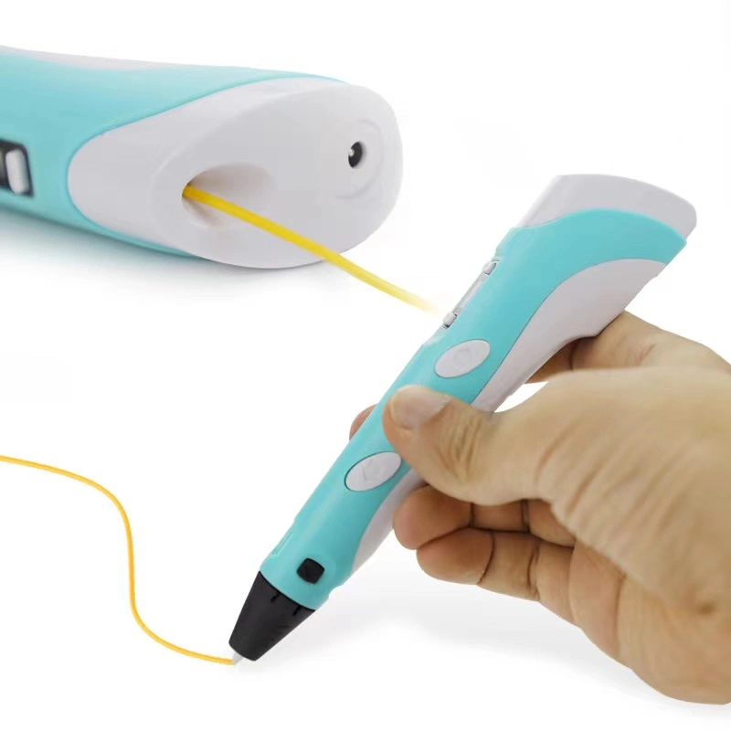 Новый горячий продавать творческая игрушка Подарочная 3D Pen LED экран Сделай сам PLA Filament 3D Подарочный мини 3D Печать Розыгрыш Перо принтера просто