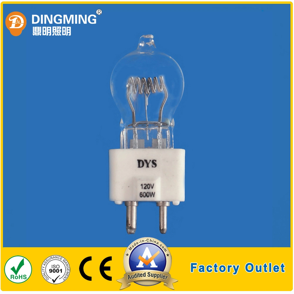 Spherical Single End White Light Spotlight Halogen Bulb