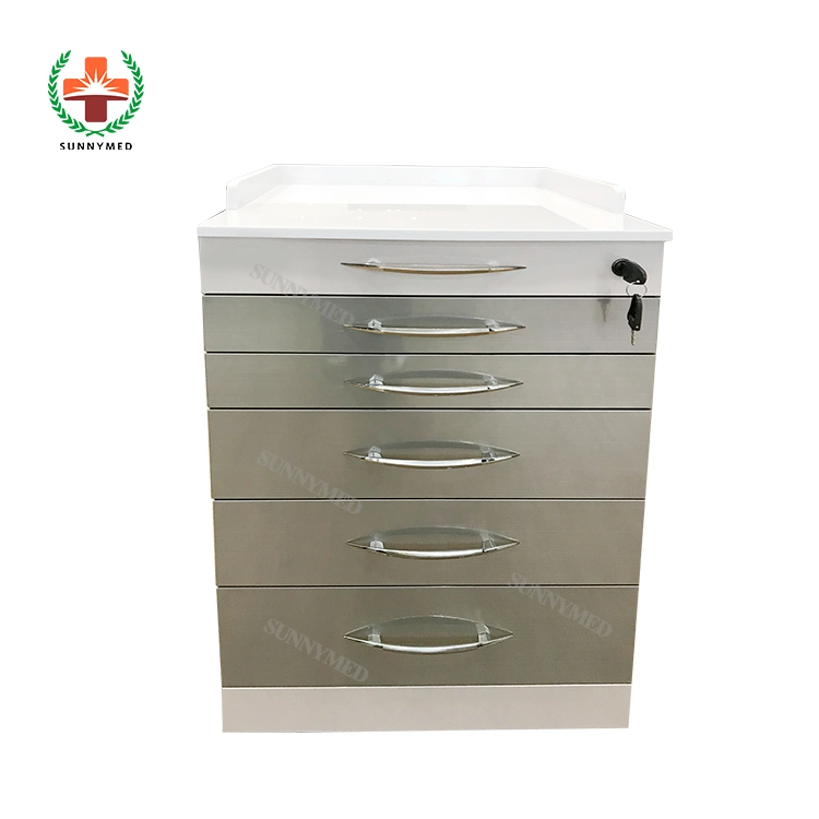 Portable Mobile Hospital Dental Cabinet for Medical Using for Sale