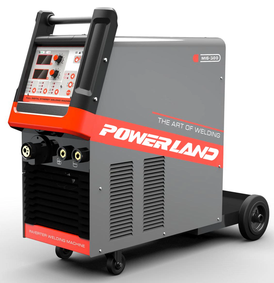 450volt 3phase Aluminum Welding Machine MIG Pulse Spot Weld Multiple Function 3 in 1 Welder Pre-Set Synergy 300A Semi-Automatic Industrial Equipment 15kgs Wire