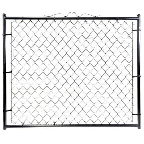 Chain Link Fence Diamond Wire Mesh Fence PVC Coated 6FT Height Garden Fence Stadium Fence Basketball Court Fence Wrought Iron Main Gate Design Sliding Main Gate