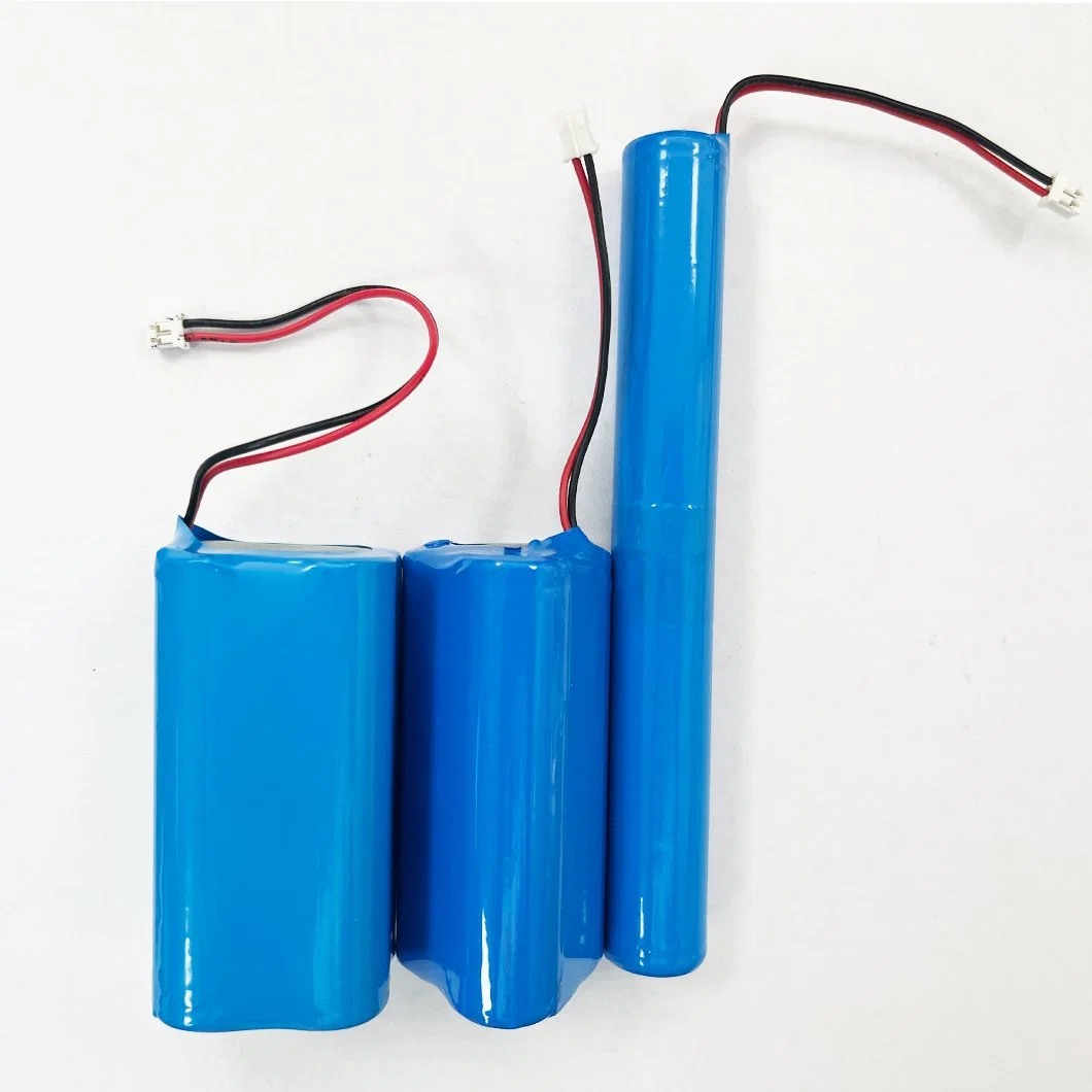 Fabricante 3,7V 2600mAh 18650-2p batería de batería para masajeadores mano de iluminación Calentadores y mucho más