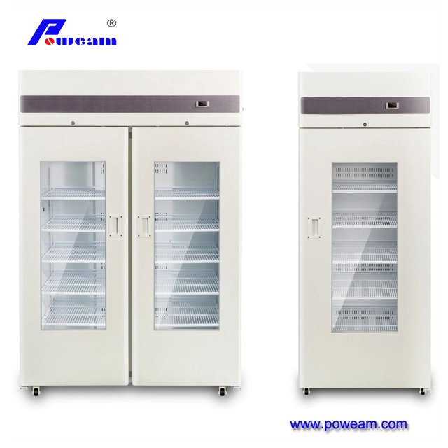 Refrigerador para bancos de sangre-refrigerador médico para almacenamiento de vacunas refrigerador