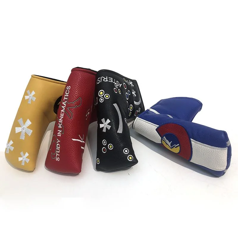 Direto da fábrica PU Headcover couro de Golfe Blade Tampa Putter