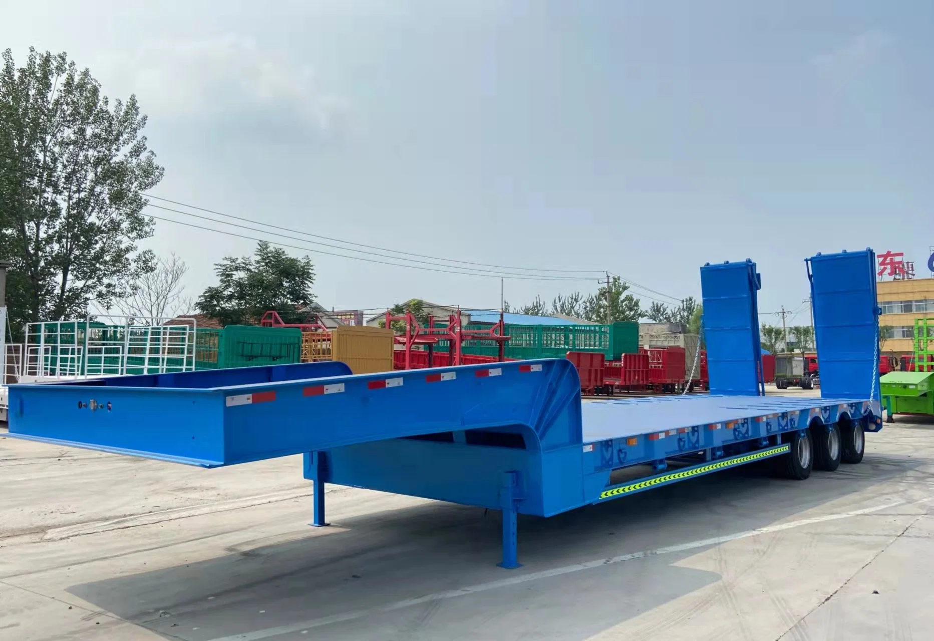 Anton Car Production, Gooseneck Low Plate Making, Production of Trailer, Chinese Manufacturers