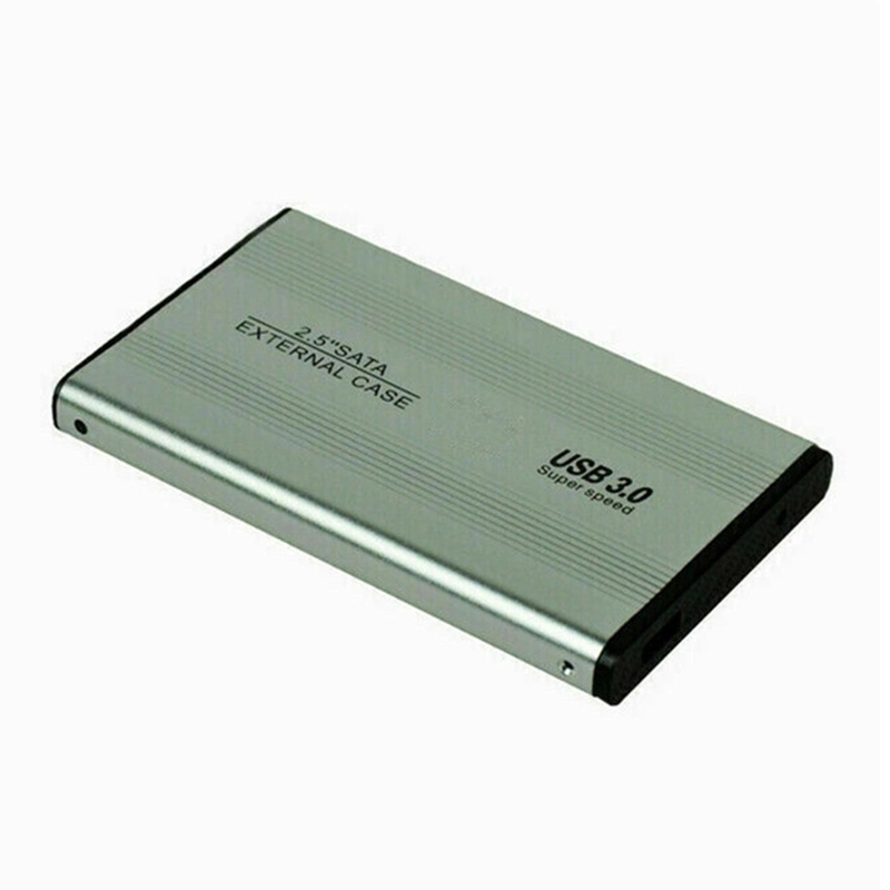 Carcasa de disco duro portátil de USB3,0 pulgadas de 2,5 a SATA HDD/SSD Case 5Gbps Soporte del gabinete de disco duro 6TB