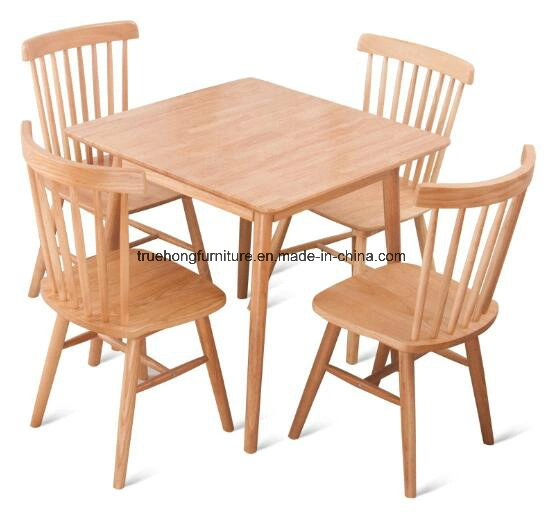 5 Star Hotel Restaurant Furniture Restaurant Dinner Table Set Solid Wood Coffee Table Set Nature Solid Wood