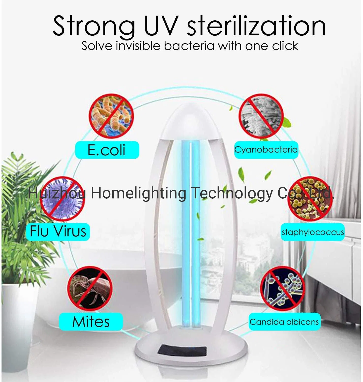 JLT-U07 UV ozone stérilisation germicide ultraviolet désinfection germicide 38W UV Lampe