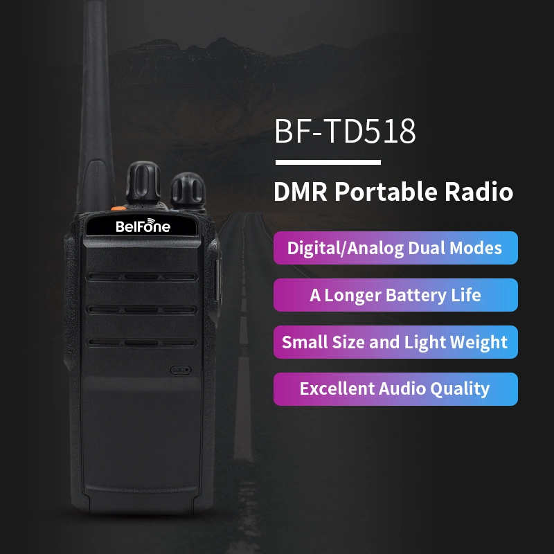 Bf-Td518 Digital Two Way Radio Ptt Walkie Talkie