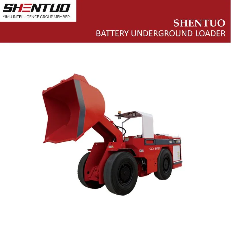 SL02 Battery 2ton 3ton Battery Driven Wheel Underground Mining Loader Underground LHD