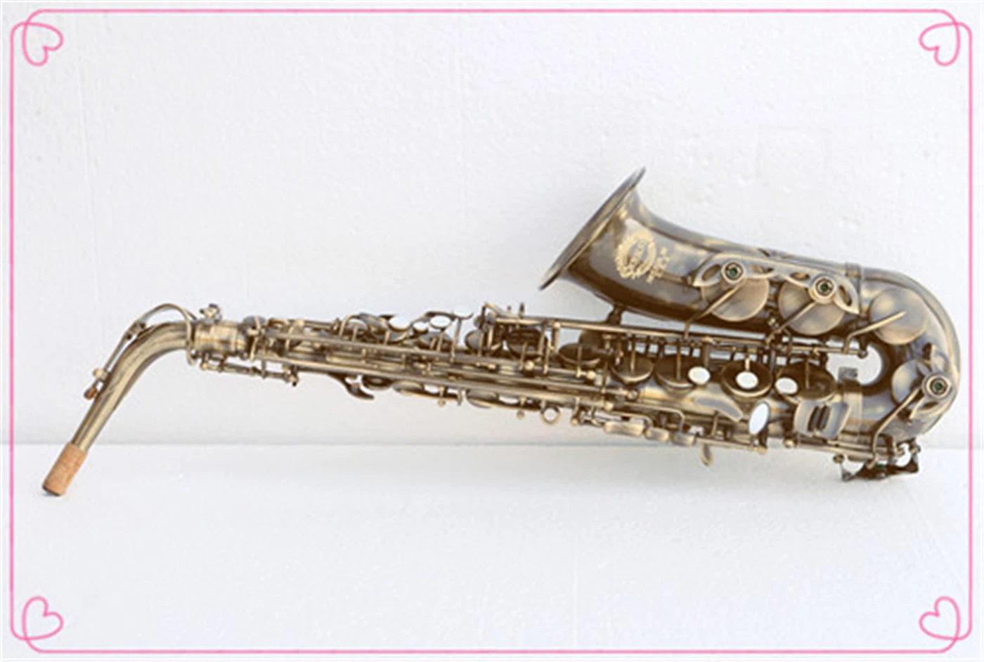 Alto Saxophone Antique Finish, All Color Musical Instrument
