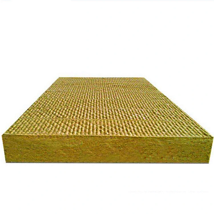 Heat & Cold Insulation Glass Fiber Faced Aluminum Foil Packaging Rock Wool Board