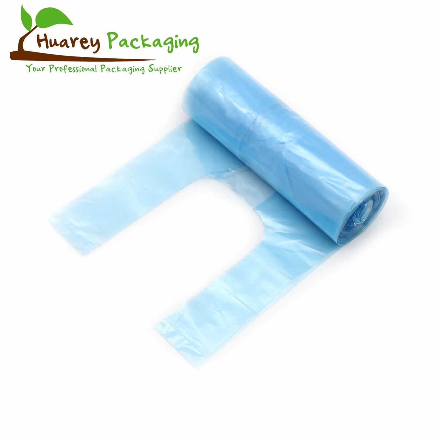 T-Shirt Grocery on Shopping Plastic Roll Garbage HDPE Bags with Good Quality