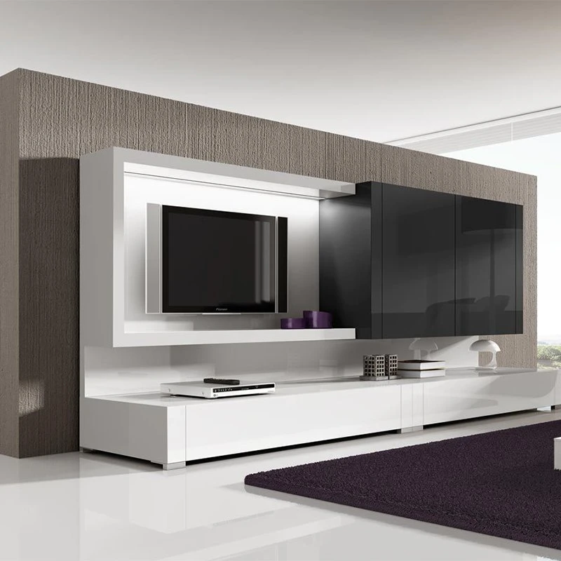 2023 Nuevo Modelo de Gabinete de TV con Showcase Living Room TV Soportes Muebles