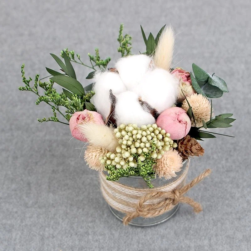 Valentinstag Geschenke Hochzeit Blumenstrauß Haus Weihnachtsdekoration getrocknet Blumenstrauß Frohes Weihnachtsgeschenk