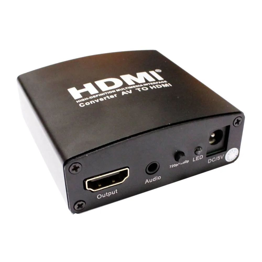 Audio and Composite Video to HDMI Mini CBVS Converter