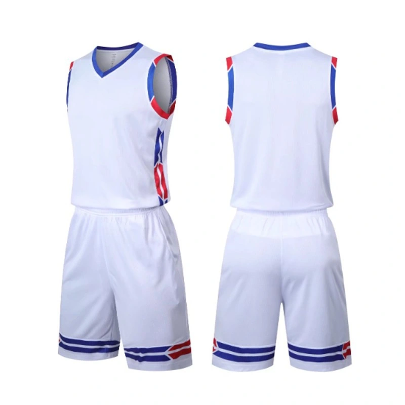 Nouveau design ballon de basket-ball en maille respirante haute qualité Blank pour Homme Jersey