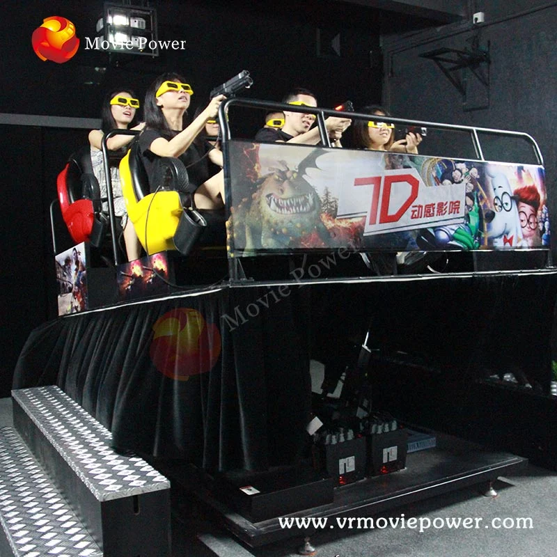 Attractive 4D Simulation Ride Electric Motion 5D Projector Cinema Equipment