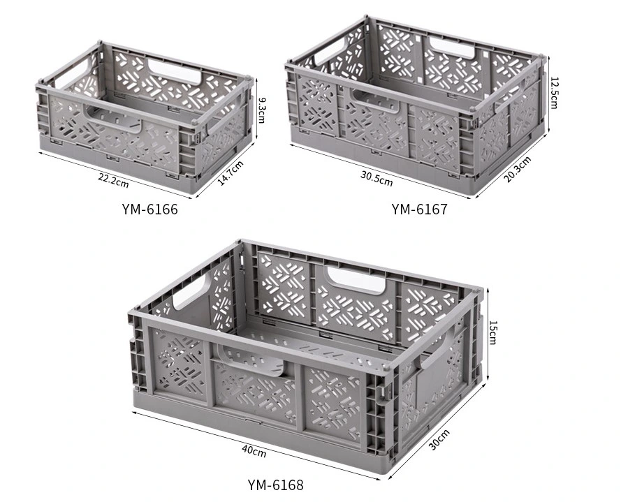 Домашних хозяйств складной дизайн пластиковый корзина для хранения