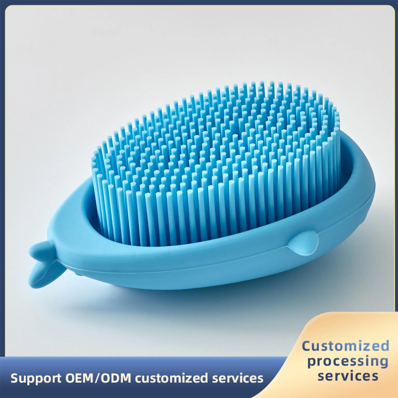 Brosse de massage pour bébé en silicone doux pour la tête, brosse de massage du cuir chevelu, peigne de lavage des cheveux, brosse de bain pour le corps, produits capillaires pour bébé, outils de massage.