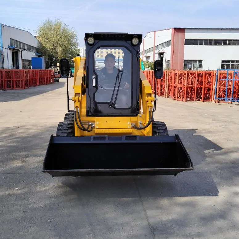 Erathmoving Machine Wheel Skid Steer 50HP Jc45 Skid Loader with Multi-Function Attachments Hot Sale