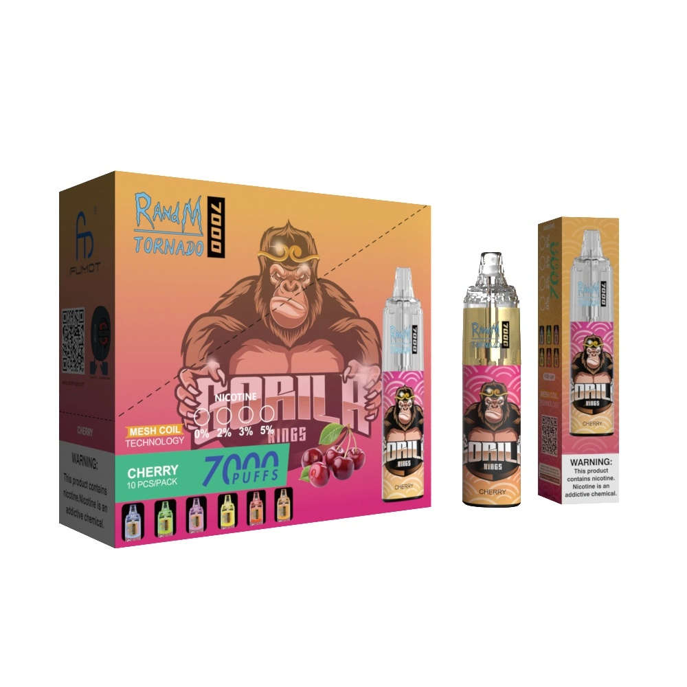 VAPE recargable E desechable E cigarrillos Puffs Fumot Randm Tornado 7000 Puff VAPE Precio pluma