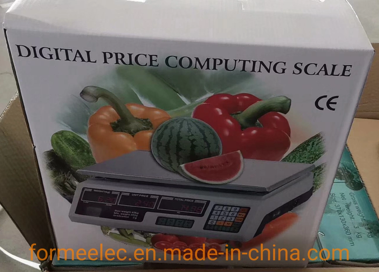 Kitchen Scale 30kg Weight Scale Electronic Balance 40kg Digital Price Computing Scale