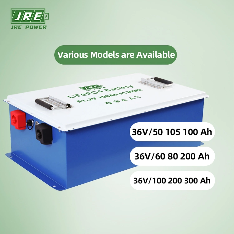 48V 100ah 105ah 6000 Deep Cycle High Capacity Rechargeable LFP Golf Cart Battery