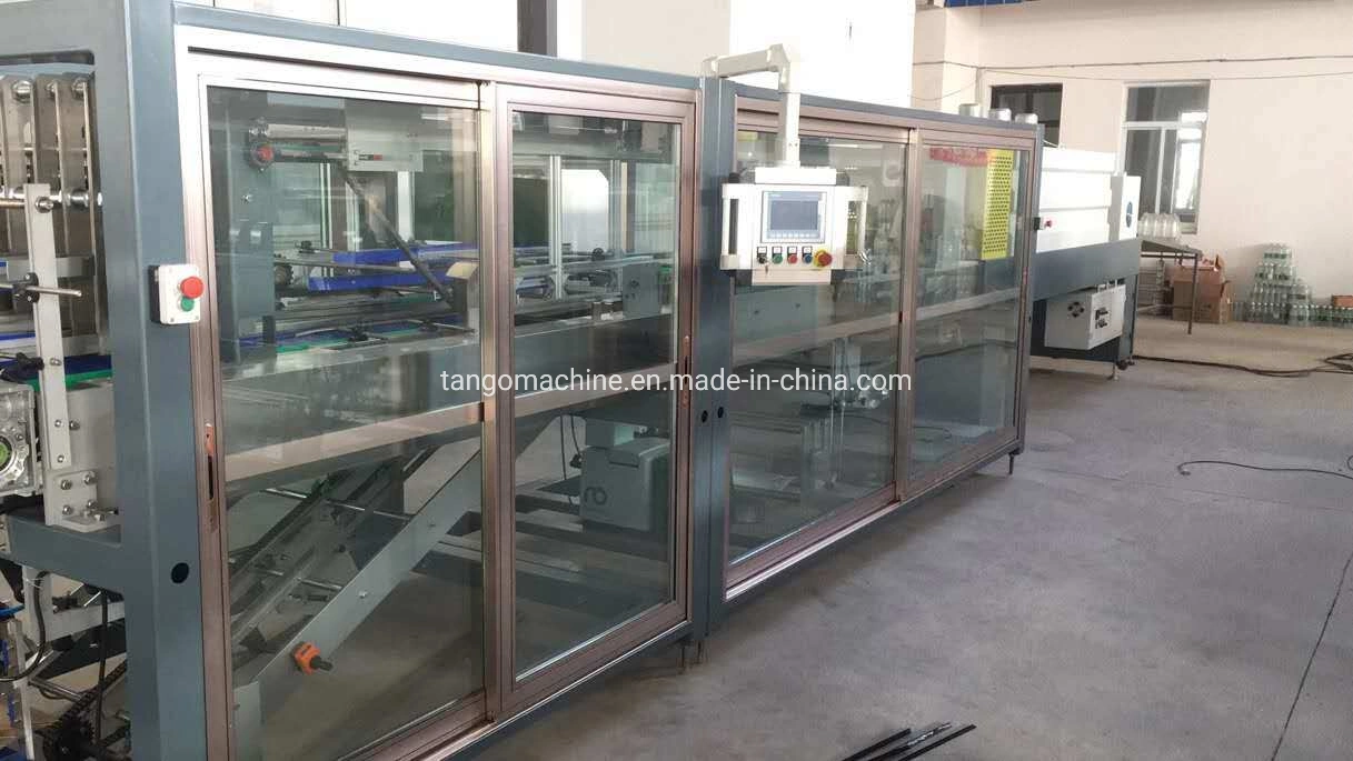 Auto Half Tray Shrink Film Wrapper Wrap Packaging Packing Machines for Beer Water Juice