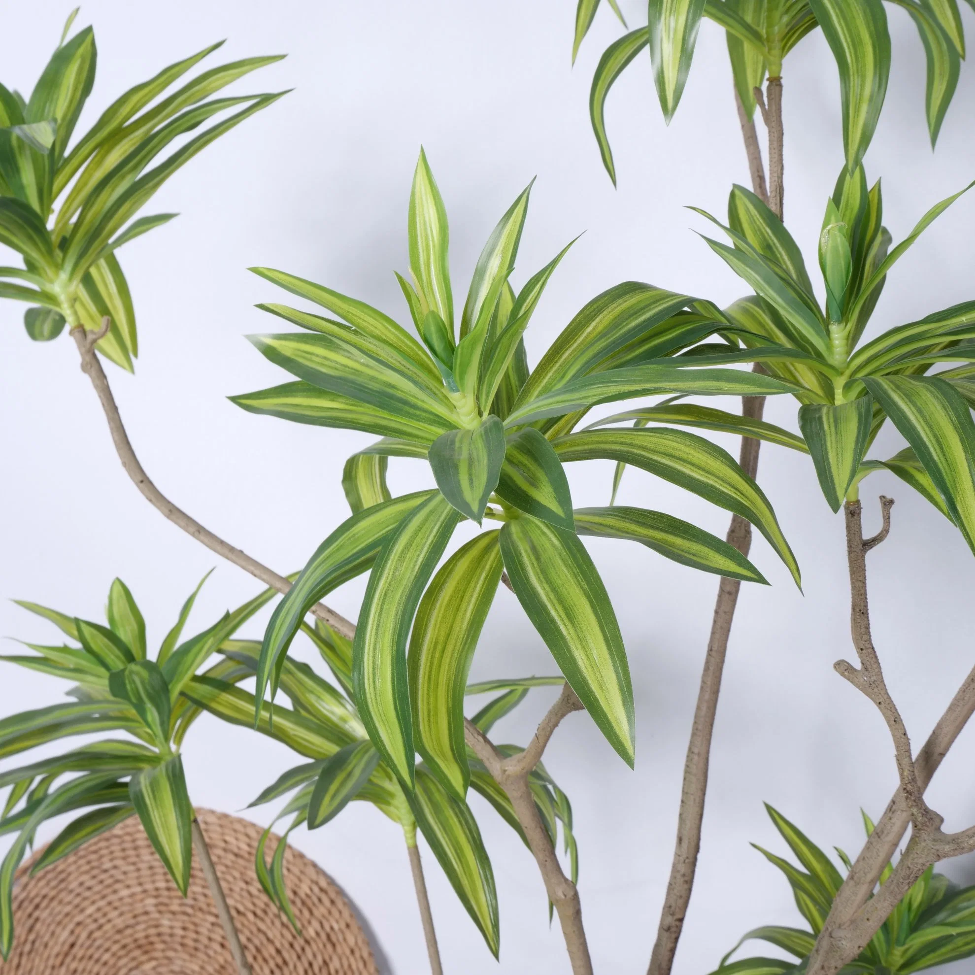 New Product Artificial Green Plant Lily Bamboo for Floor Potted Indoor Office Bedroom