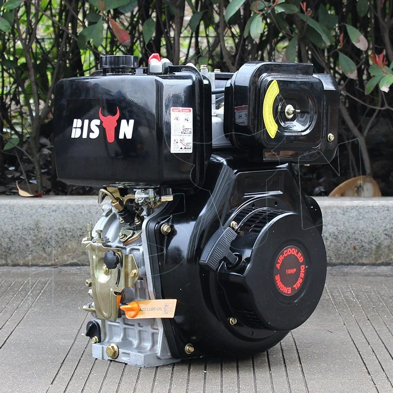 5HP/6HP/9HP/10HP/12HP/15HP Pequeña enfriado por aire de un cilindro de motor diesel (178F 186FA 192F)