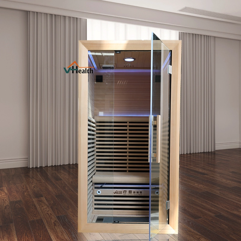 Low Emf Infrared Sauna Room with Import Wooden 2-Year Warranty