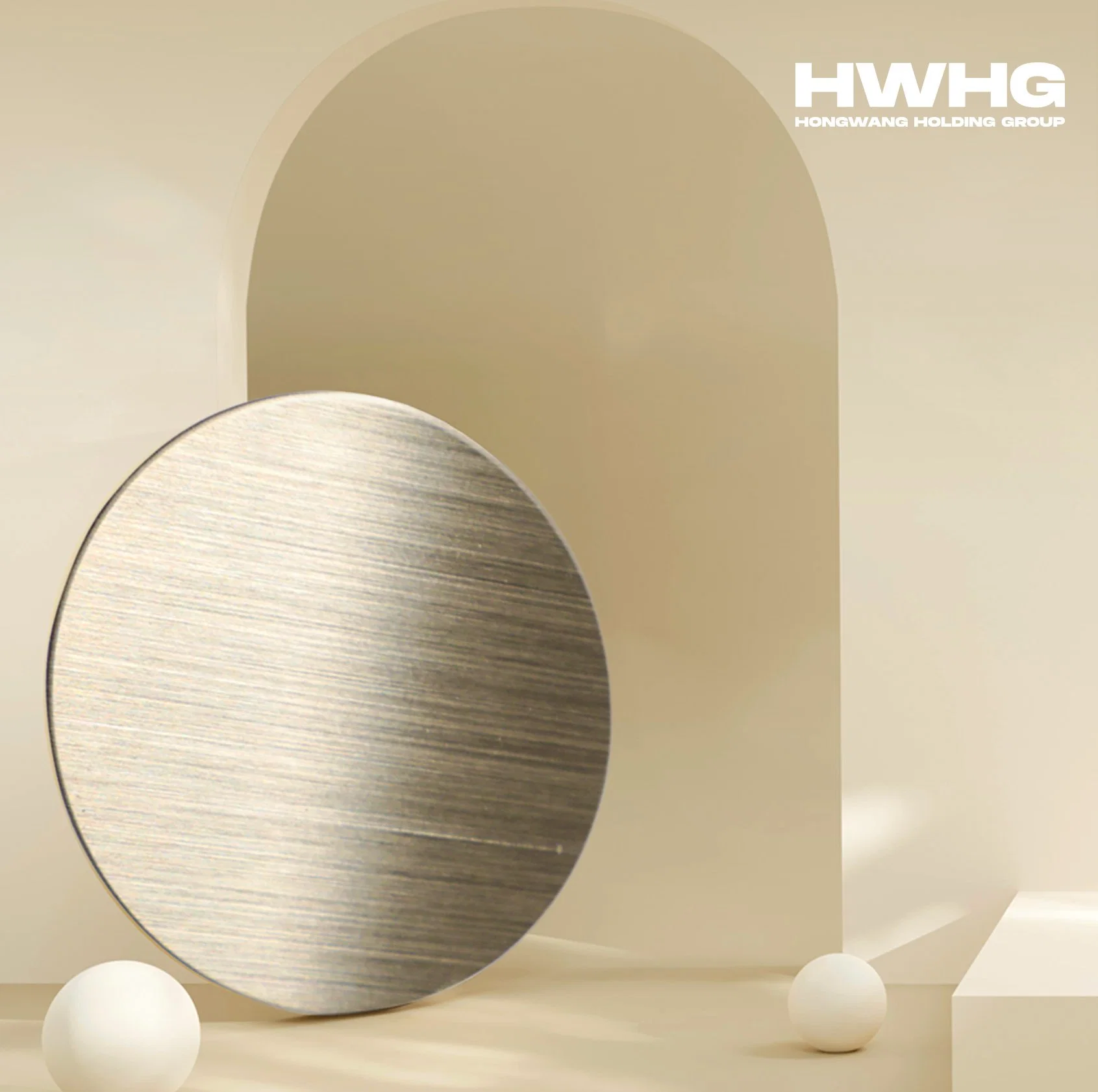 Bright Mirror Champagne Gold 8K/6K Colored Bis/JIS/GB Ss Sheet/Plate for Exterior Wall Panelling/Handrail