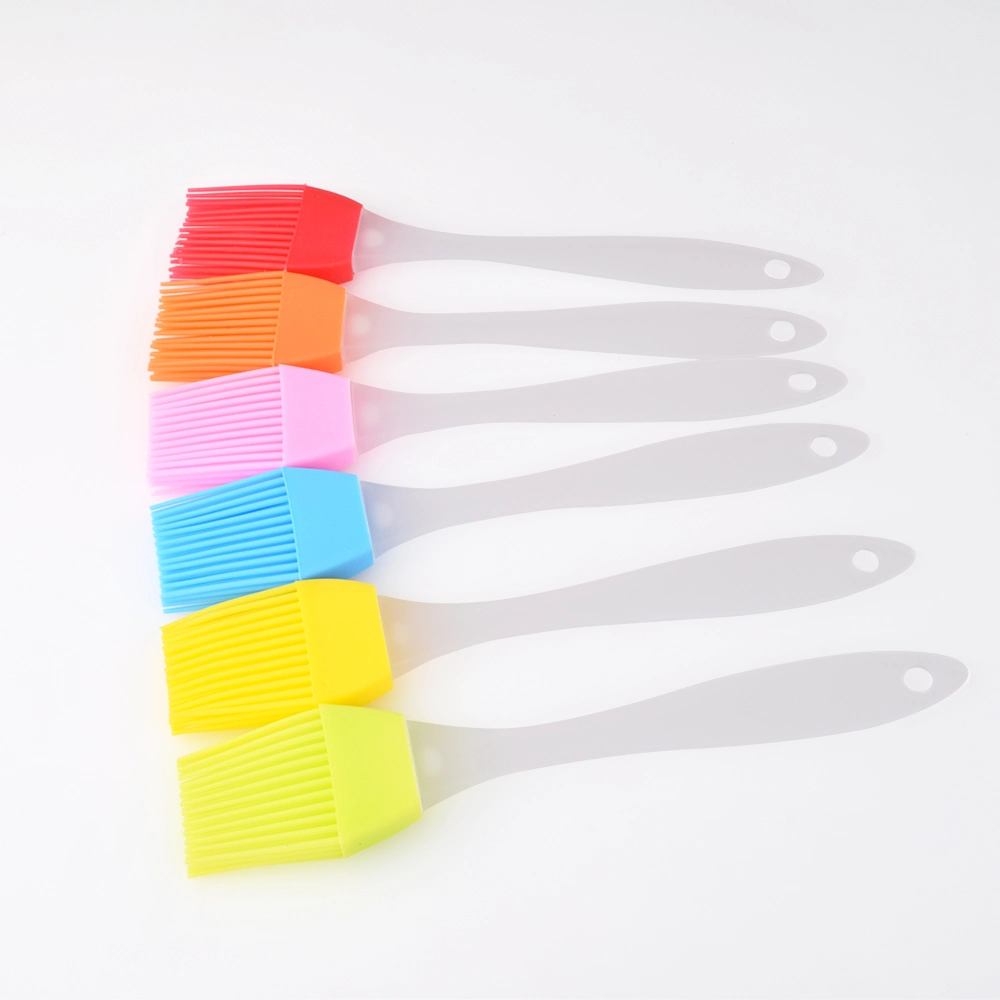 6.5in Heat Resistant Kitchen Utensils Bakeware Tool Silicone BBQ Grill Pastry Basting Oil Brush for Cooking