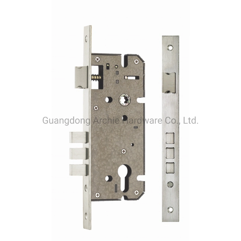 Zinc Alloy Ceramic European Mortise Lever Handle Door Lock Hardware