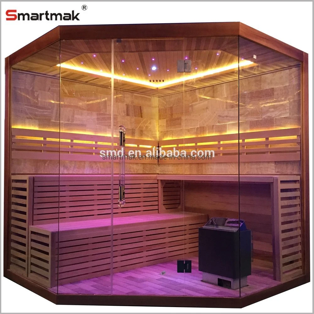 High Quality Indoor Sauna and Steam Combined Room for 5 Person