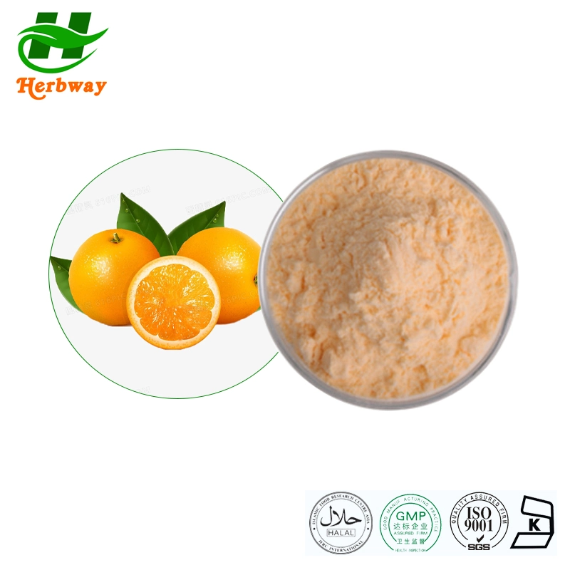 Herbway Kosher Halal Fssc HACCP Certified Free Sample Vitamin C Orange Fruit Juice Powder