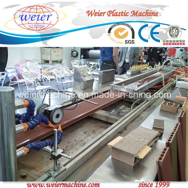 200kg/H WPC Extruder for Wood Plastic Decking Board of Two Layers