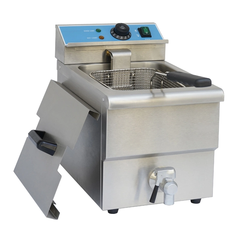 Drain Value 8L Commercial Electric Deep Fryer Machine