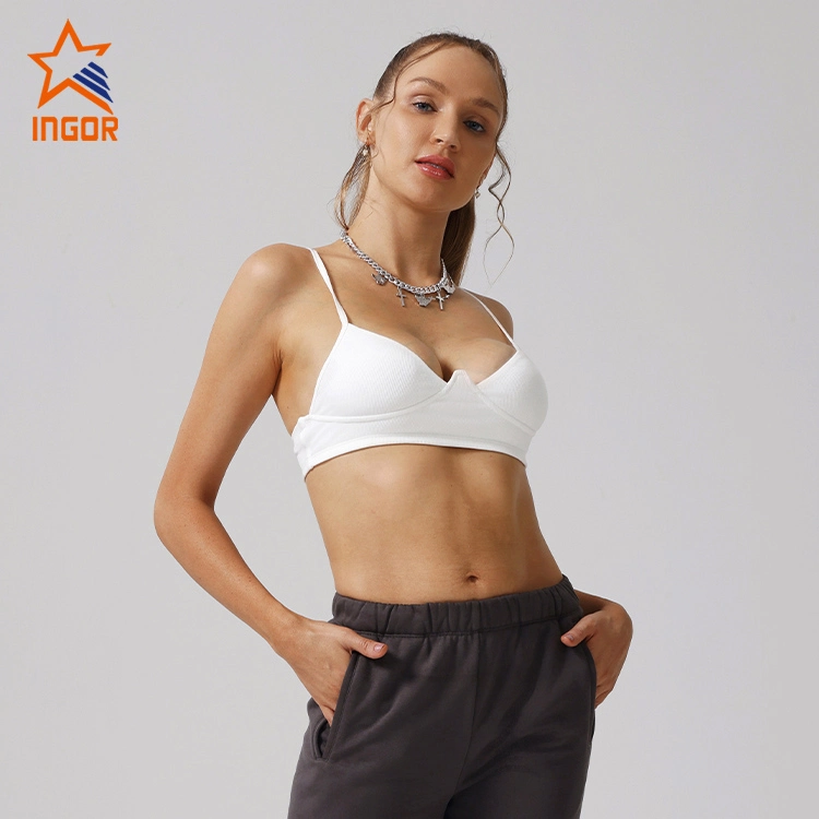 Ingor Sportswear Workout Apparel Manufacturers ODM OEM Custom Women Sports Bra & Jogger Pants Sets Tracksuit Activewear Gym Running Wear