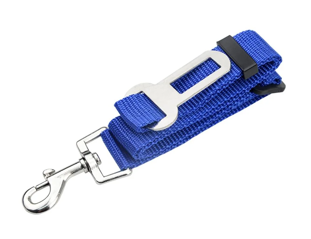 Heavy Duty Custom OEM Colorful Nylon Pet Safety Leads Car Seat Belt for Traveling Outdoor Dog Easy Control